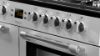 Picture of Leisure CK100F232S Cookmaster 100cm Dual Fuel Range Cooker with Seven Gas Burners in Silver