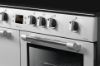 Picture of Leisure CK100C210S Cookmaster 100cm Electric Range Cooker with Five Ceramic Zones in Silver