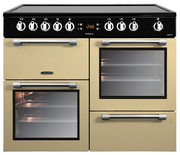 Picture of Leisure CK100C210C Cookmaster 100cm Electric Range Cooker with Five Ceramic Zones in Cream