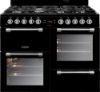 Picture of Leisure CK100G232K Cookmaster 100cm Gas Range Cooker with Seven Gas Burners in Black