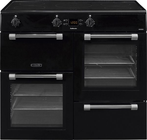 Picture of Leisure CK100D210K Cookmaster 100cm Induction Range Cooker with Five Zones in Black