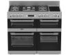 Picture of Leisure CS110F722X Cuisinemaster 110cm Dual Fuel Range Cooker with Three Ovens in Stainless Steel