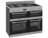 Picture of Leisure CS110F722X Cuisinemaster 110cm Dual Fuel Range Cooker with Three Ovens in Stainless Steel