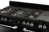 Picture of Leisure CS110F722K Cuisinemaster 110cm Dual Fuel Range Cooker with Three Ovens in Black