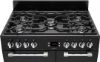 Picture of Leisure CK90F232K Cookmaster 90cm Dual Fuel Range Cooker with Two Ovens in Black