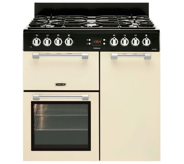 Picture of Leisure CK90F232C Cookmaster 90cm Dual Fuel Range Cooker with Two Ovens in Cream