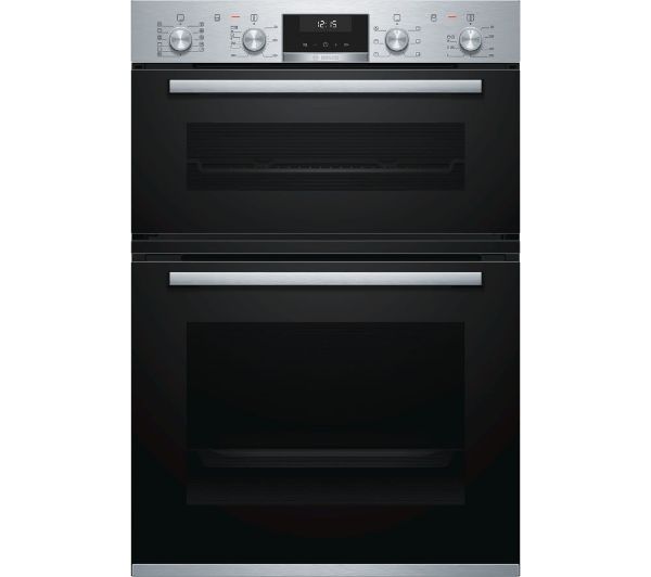 Picture of Bosch MBA5575S0B Serie 6 Integrated Double Oven in Stainless Steel - Display Model