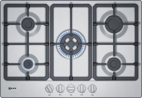 Picture of Neff T27BB59N0 75 cm Stainless Steel Gas Hob