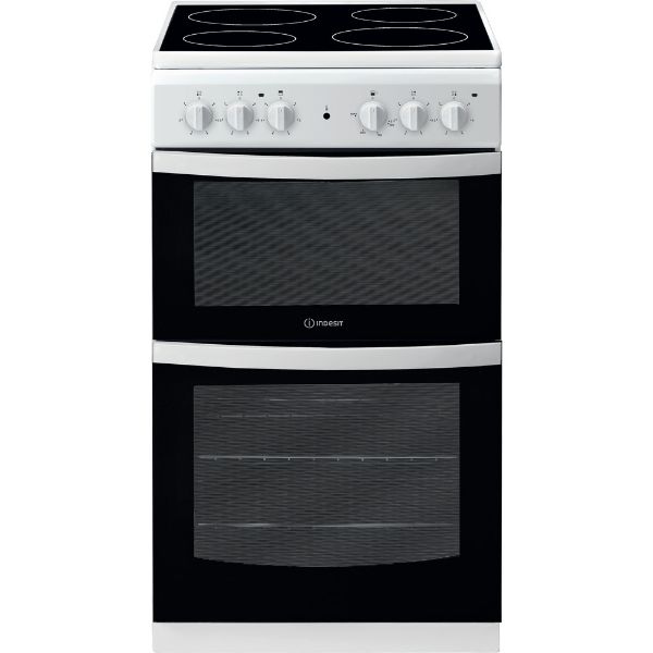 Picture of Indesit ID5V92KMW 50cm Electric Freestanding Double Cooker