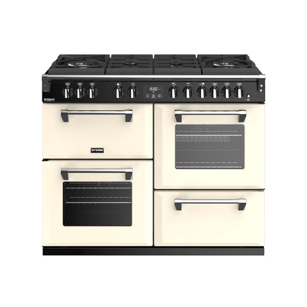 Picture of Stoves Richmond Deluxe S1100DF GTG 110cm Dual Fuel Range Cooker in Classic Cream