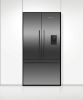 Picture of Fisher and Paykel RF540ADUB6 90cm French Door Fridge Freezer in Black with Ice and Water