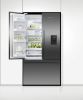Picture of Fisher and Paykel RF540ADUB6 90cm French Door Fridge Freezer in Black with Ice and Water