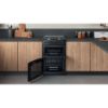 Picture of Hotpoint HDM67G0CCB Double Oven Gas Cooker with Catalytic Main Oven in Black
