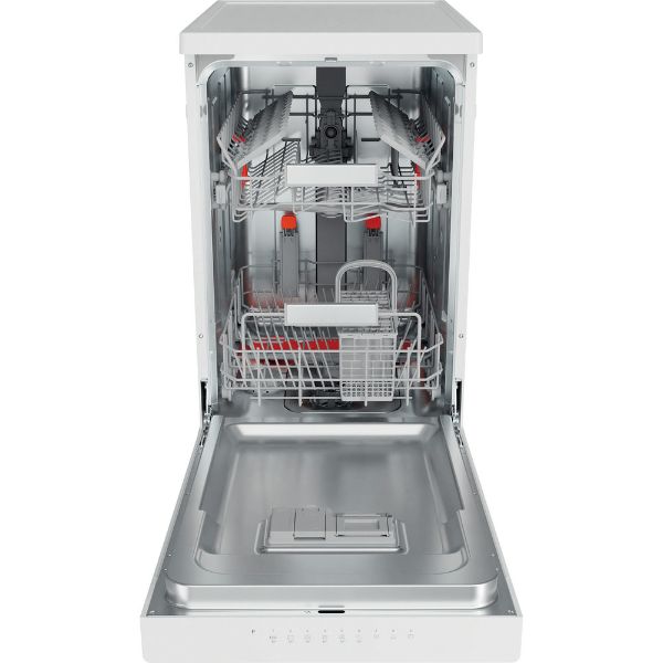 Picture of Hotpoint HSFO3T223WUKN 45cm Freestanding Dishwasher in White