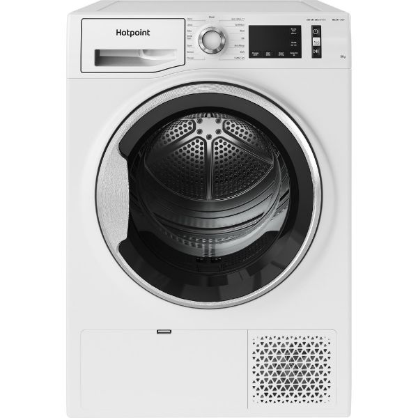 Picture of Hotpoint NTM118X3XBUK 8kg Heat Pump Condenser Tumble Dryer with Active Care - Ex Display Model