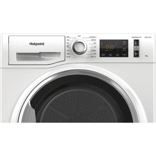 Picture of Hotpoint NTM118X3XBUK 8kg Heat Pump Condenser Tumble Dryer with Active Care - Ex Display Model