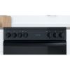 Picture of Indesit ID67V9KMBUK Freestanding Double Oven Electric Cooker in Black with Steam&Clean