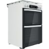 Picture of Hotpoint HDM67G0CCW Double Oven Gas Cooker in White