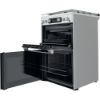 Picture of Hotpoint HDM67G0C2CX Double Cooker in Inox Silver