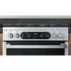 Picture of Hotpoint HDM67G8C2CX/UK Dual Fuel Double Oven Cooker in Inox