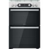 Picture of Hotpoint HD67G02CCW Freestanding Double Oven Gas Cooker in White
