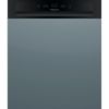 Picture of Hotpoint HBC2B19UKN Integrated Dishwasher with Black Panel