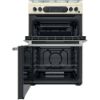 Picture of Hotpoint CD67G0C2CJ/UK 60cm Double Oven Gas Cooker in Jasmine