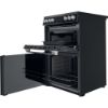 Picture of Hotpoint HDT67V9H2CB Double Oven Electric Cooker in Black