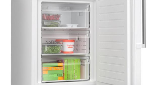 Picture of Bosch KGN39AWCTG 60cm Frost Free Fridge Freezer in White