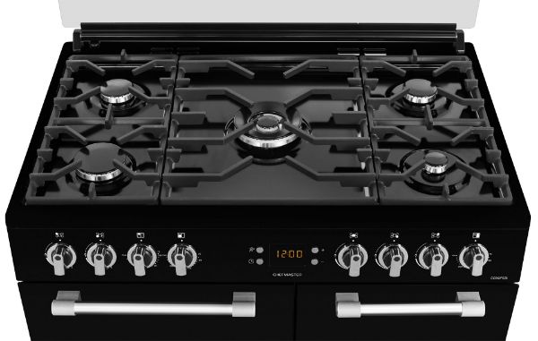 Picture of Leisure CC90F531K 90cm Chefmaster Dual Fuel Range Cooker in Black