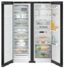 Picture of Liebherr XRFBD5220 Plus NoFrost Side-by-Side Combination Freestanding Fridge Freezer with BlackSteel Door
