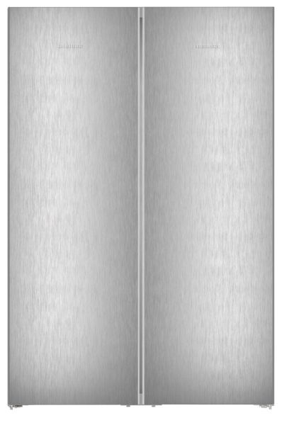 Picture of Liebherr XRFSF5245 Plus BioFresh NoFrost Side-by-Side Combination Fridge Freezer in Silver