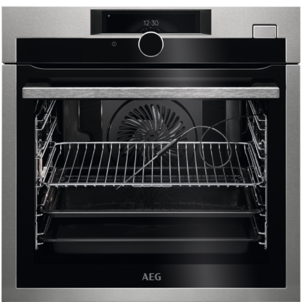Picture of AEG BSE978330M 7000 Steamcrisp Single Electric Oven with Pyrolytic Cleaning