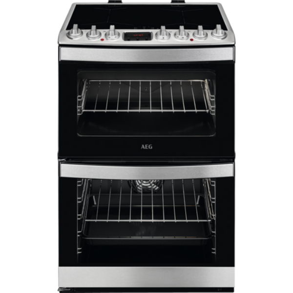 Picture of AEG CIB6732ACM Steambake Cooker with Double Oven and Induction Hob