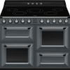 Picture of Smeg TR4110IGR2 110cm Victoria Electric Induction Range Cooker in Slate Grey