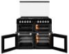 Picture of Leisure CC100F521C Chefmaster 100cm Dual Fuel Range Cooker with Glass Top Lid in Cream