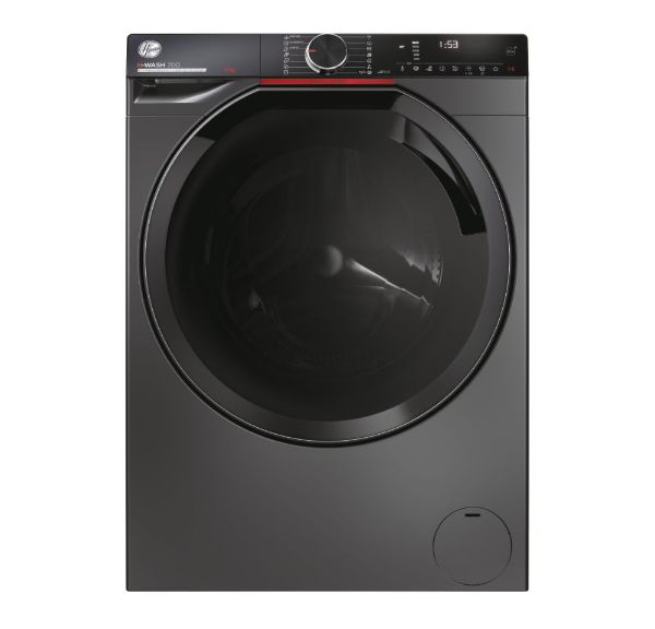 Picture of Hoover H7W 69MBCR 9kg 1600 Spin Washing Machine with Ultra-Wide Drum in Graphite-Discontinued