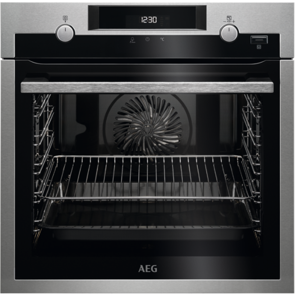 Picture of AEG BPS555020M 6000 Steambake Single Electric Oven with Pyrolytic Cleaning - Display Model