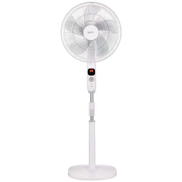 Picture of Igenix DF1670 Ultra Quiet 16" Digital Pedestal Fan with Timer and Remote Control