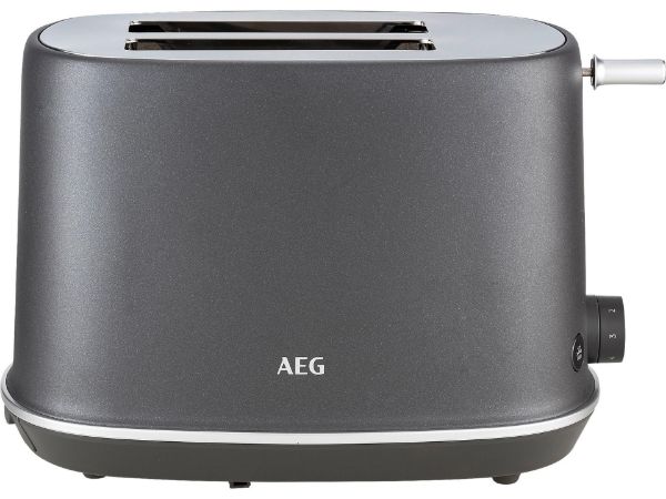 Picture of AEG T7-1-6BP-U 2 Slice Toaster in Black Pearl