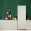 Montpellier MAB346EC Retro Top Mount Fridge Freezer in Cream_room view