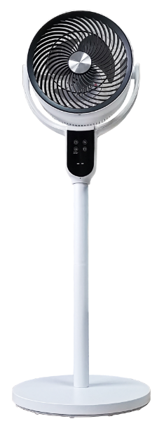 Vybra VS001-OF Dual Height Tilt & Swing Oscillating Fan in White with Remote_main
