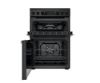 Hotpoint HDEU67V9C2B/UK 60cm Double Oven Electric Cooker with Ceramic Hob - Black_interior view