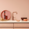 PRO3 Fusion Square Tap in Rose Copper 3FSRCO_kitchen view