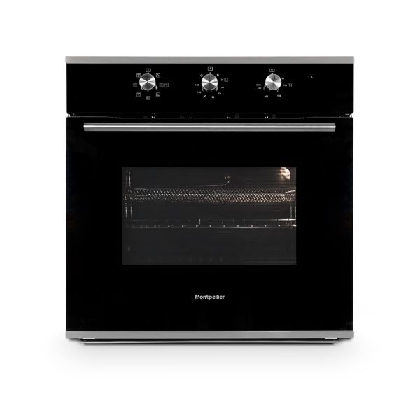 Montpellier MAFSO600SS AirFry Built In Slim Depth Single Electric Oven_main