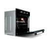 Montpellier MAFSO600SS AirFry Built In Slim Depth Single Electric Oven_side view door open