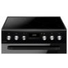 CDA CFC631BL 60cm Double Oven Electric Cooker with Ceramic Hob In Black_controls