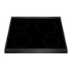 CDA CFC631BL 60cm Double Oven Electric Cooker with Ceramic Hob In Black_hob