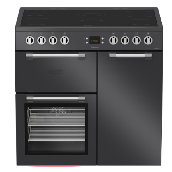 Picture of Leisure CK90C230T 90cm Cookmaster Electric Range Cooker with Ceramic Hob in Anthracite