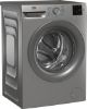 Beko BMN3WT3841S 8kg 1400 Spin Washing Machine - Silver_side view